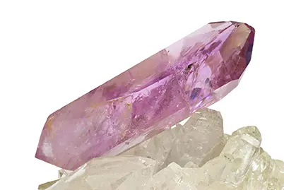A purple crystal.